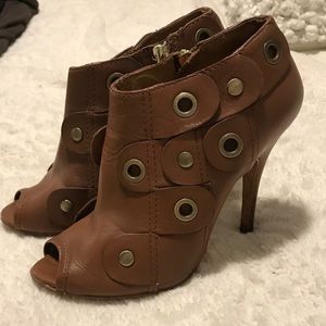 L.A.M.B. peep toe heels